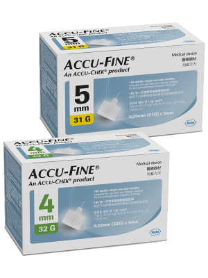 ACCU-CHEK Accu-Fine Insulin Pen Needles (31G) * 5mm Glucometer